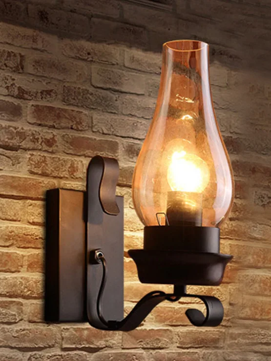 

wall mounted lamp crystal wall sconce lighting antler wall sconce antique wooden pulley lampen modern bathroom light retro