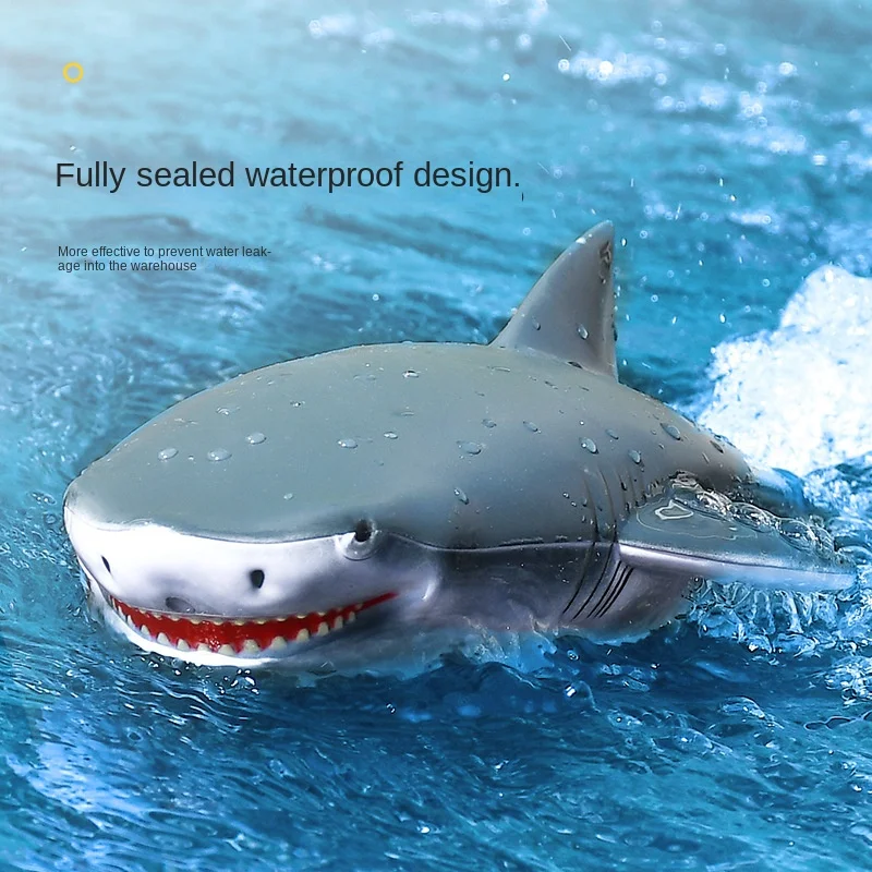 

Shark Remote Control Ship Two in One Simulation Shark Summer Remote Control Ship Waterproofing High Speed Electric Remote Contro