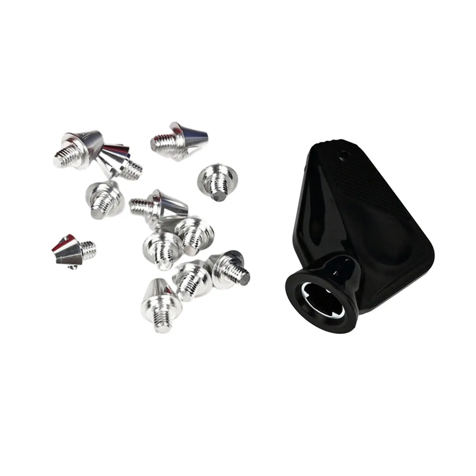 Football Shoe Spikes 12Pcs Football Shoe Spikes Soccer Studs M6 Threaded Portable Anti Slip Turf Track Shoes Accessories For Indoor Outdoor Sports