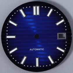 Enhanced Nautilus Green C3 Luminous Dial for Watch Repair and Customization (NH35 Dial 3)