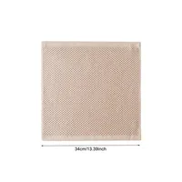 Cotton Dishcloth Honeycomb Towel Can Be Hung Square Towel Household Kitchen Living Room Hand Towel Desktop Cleaning Cloth 6