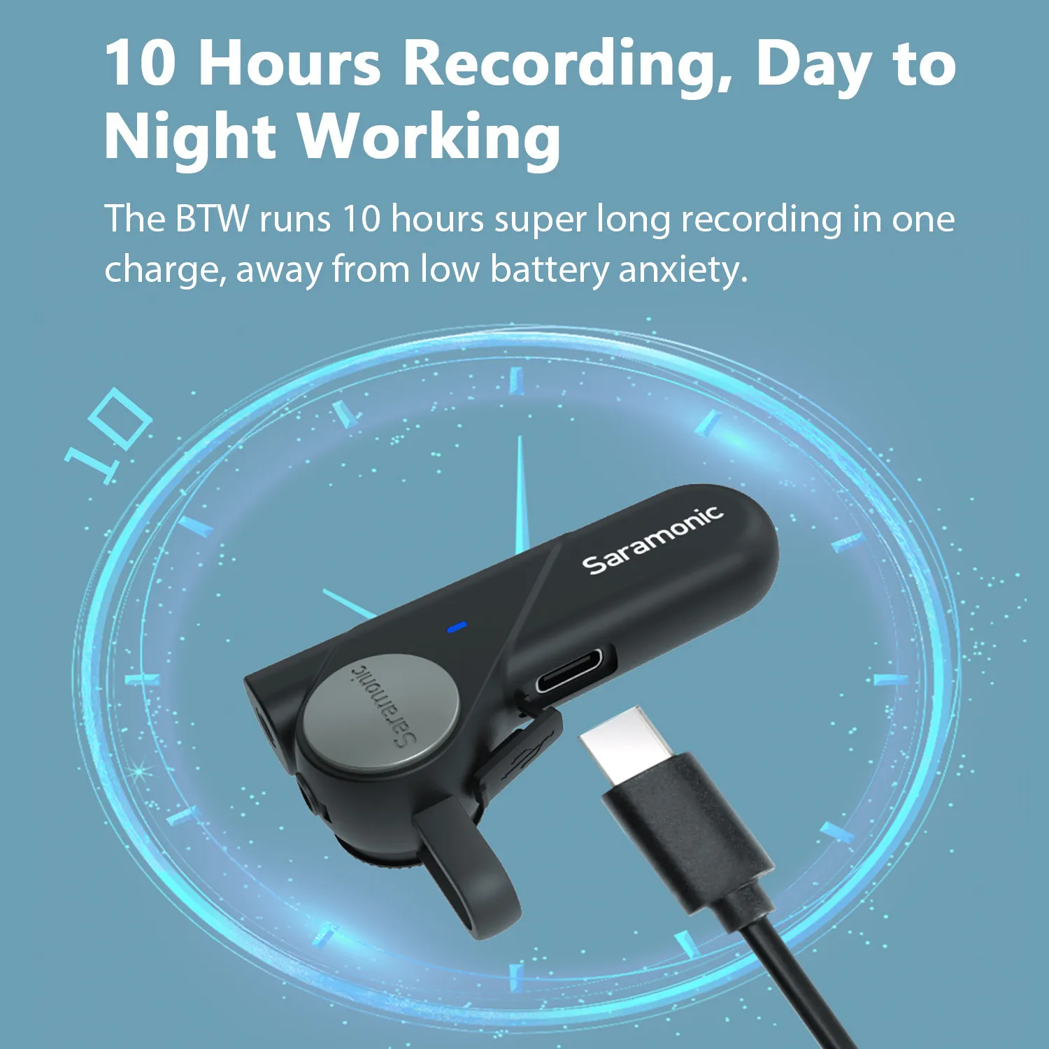 Saramonic BTW Bluetooth Wireless Lavalier Lapel Microphone