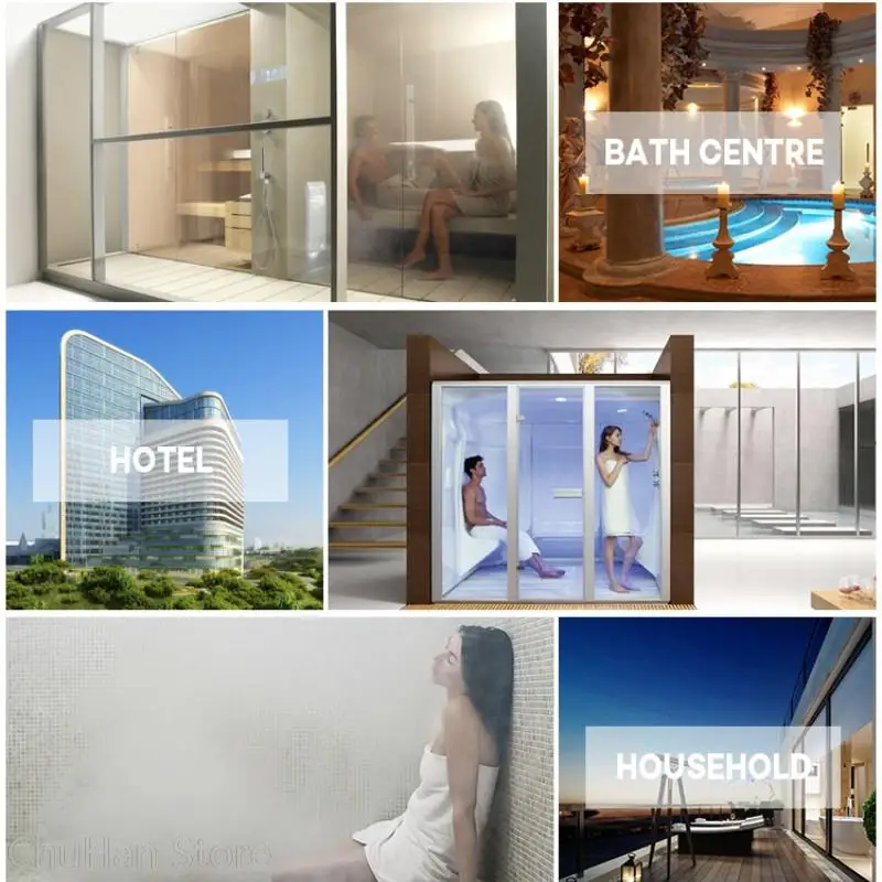 6KW Steam Machine Household Steam Generator Sauna Room Dry Stream Furnace Wet Steam Steamer Digital Controller ST-60 6