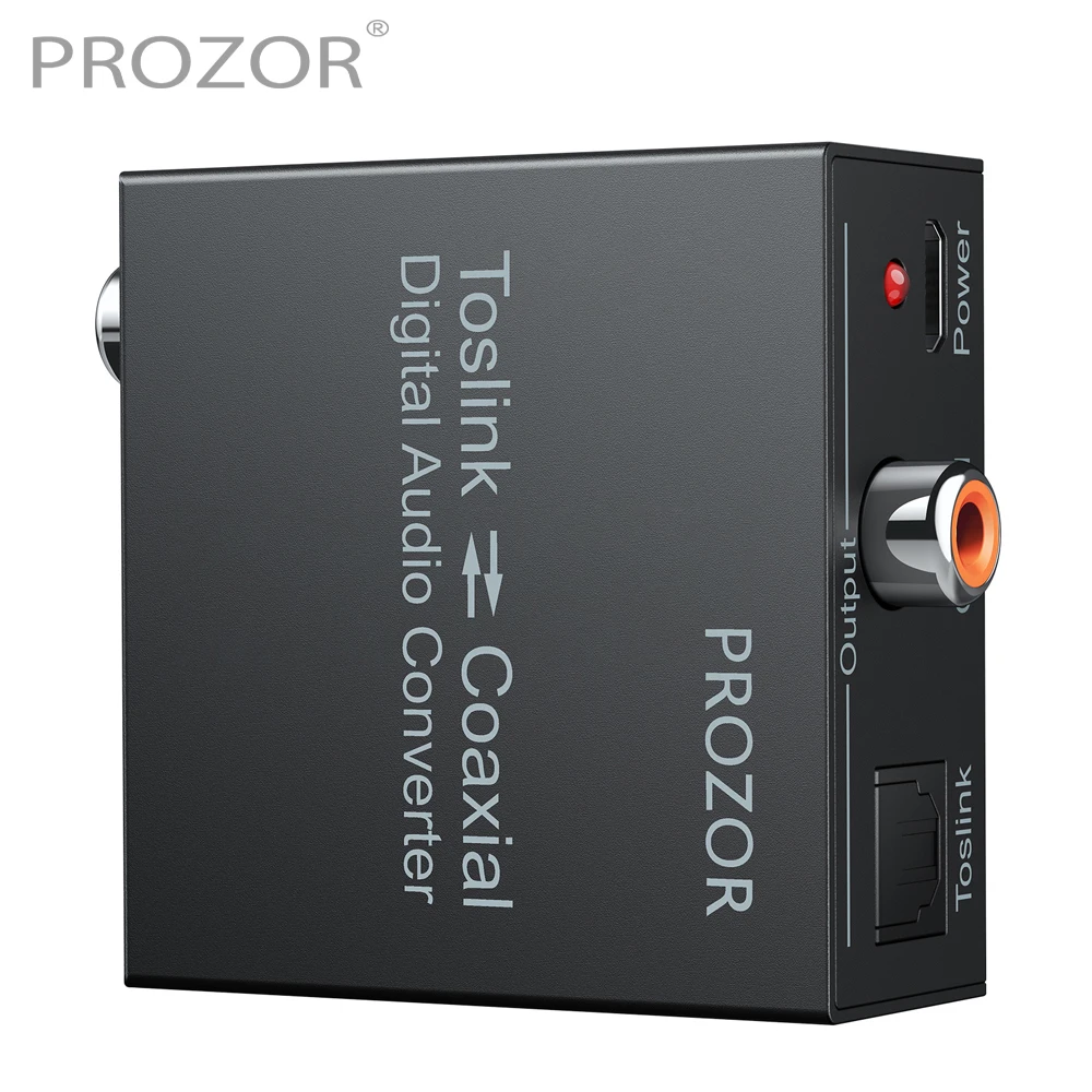 PROZOR-Convertisseur audio numérique, lien de charnière optique vers  coaxial et coaxial vers éventuelles DIF optique, séparateur de commutateur  bidirectionnel - AliExpress