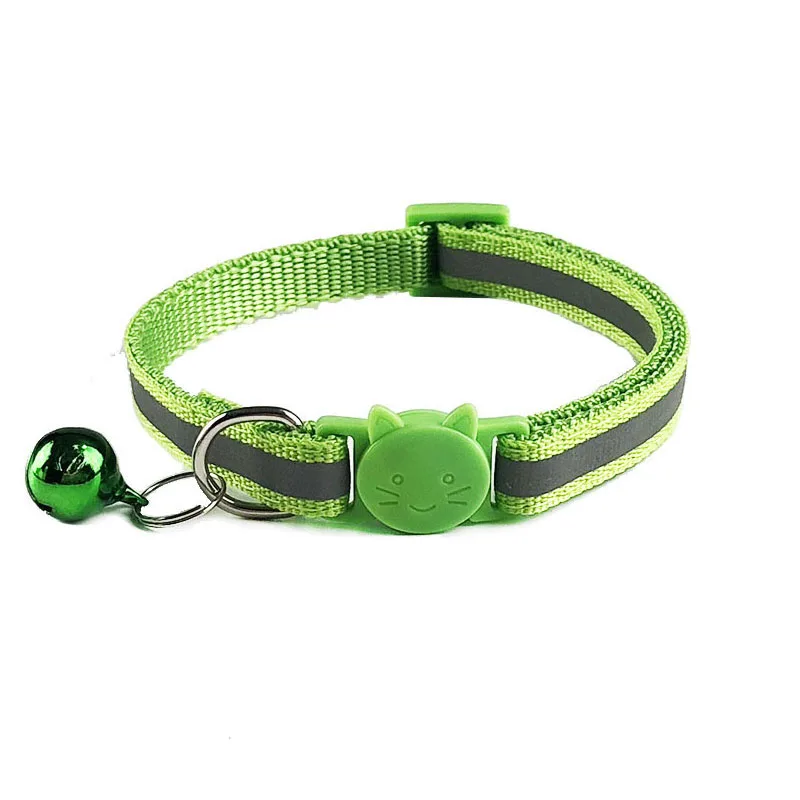 12PCS Safety Break away Cat Collar Kitten Small Cat Reflective Quick Release 3