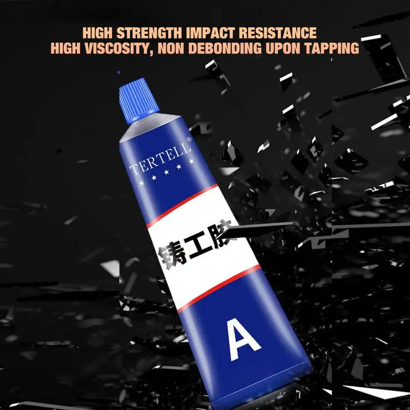 Metal Adhesive Glue 2.7oz Heat Resistant Metal Glue Casting Liquid Solder  Secondary Use Antifreeze Waterproof Oil Resistant - AliExpress