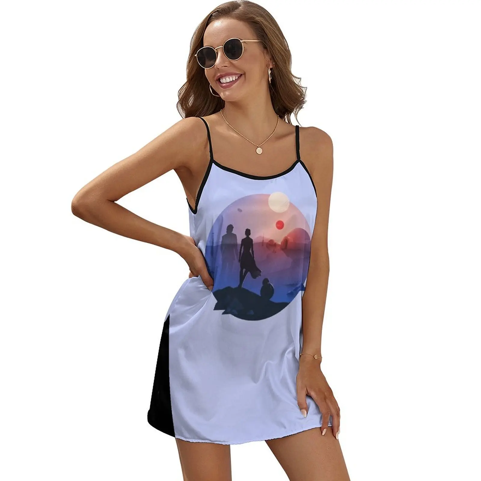 

SW Tatooine Идгу Sunset Sleeveless Dress summer dresses women 2024 summer dress woman 2024 trendy dress women summer