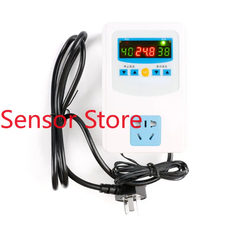 5PCS 1500/2200W waterproof air magnetic probe high-precision digital temperature controller intelligentdigitaldisplaytemperature