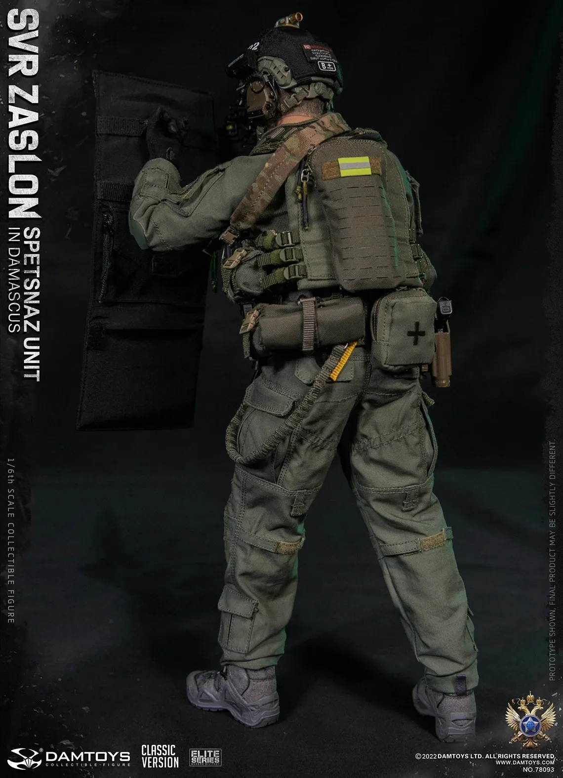 DAMTOYS DAM 78093 1/6 Soldier Doll Russiam SVR Zaslon in