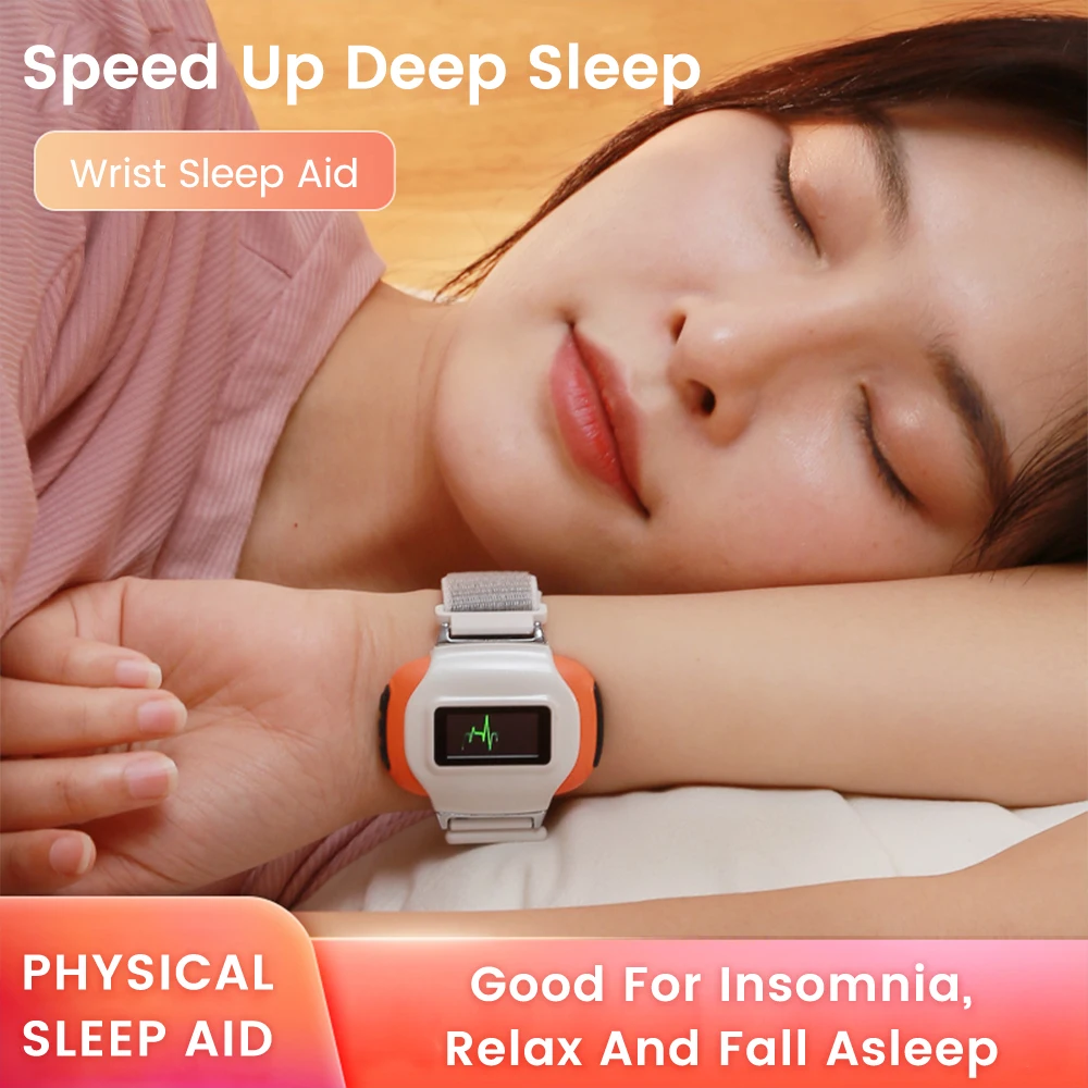 Sleep Aid Watch Microcurrent Heart Rate Pulse Meter Ces Sleeping Therapy Anti Anxiety Dormir