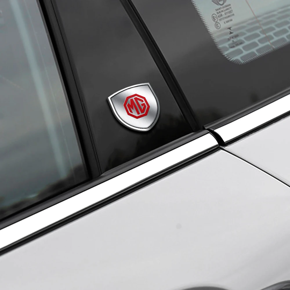 모리스 가라지 MG MG3 MG5 MG6 MG7 ZS GT EZS EHS Phev RX5 ZT 3SW 살룬 HS 용 자동차 액세서리 펜더 바디 메탈 엠블럼 스티커