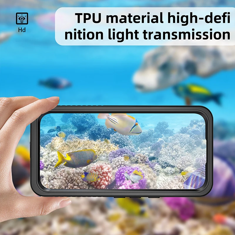 Ultimate Shockproof Waterproof Phone Case with 360° Protection and Lens Guard