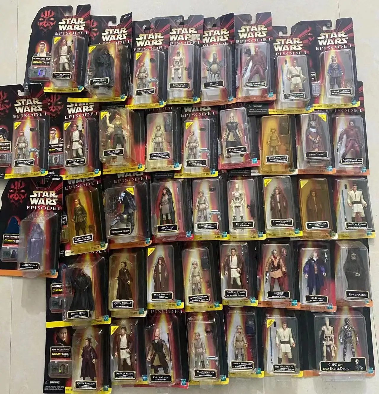 Star Wars Action Figure Obi-Wan Kenobi Darth Vader Darth Sidious Dark Trooper Luke Skywalker Giunti Mobili Giocattoli Da 3.75 Pollici