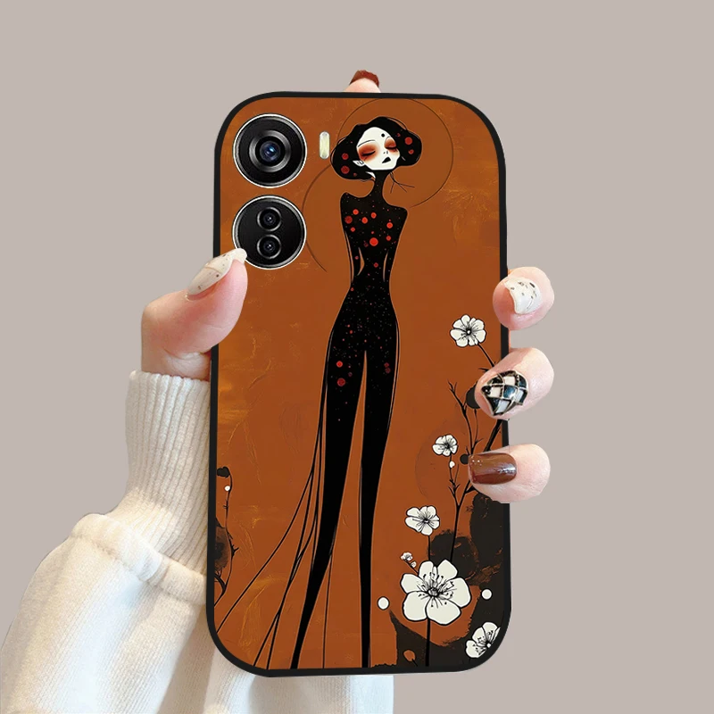 Luxury Soft Silicone TPU Protective Phone Case - Fashionable Design Cover