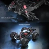MJX 1/16 16208 V2.0 Rc Cars 4WD Off-Road Racing Truck Brushless 2.4g RC Cars Hyper GO High-speed Drift Remote Control Car Toys 4