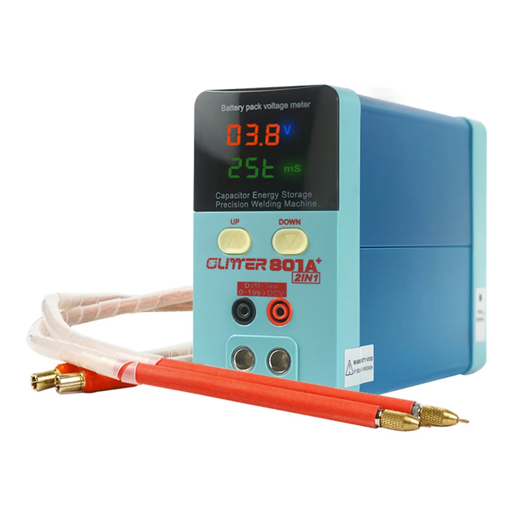 GLITTER 801A+ Battery Spot Welder Spot Welding Machine Integrated Small Energy Storage with 70A/70BN spot Welding pen 3