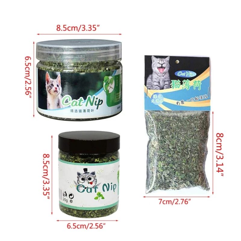 Premium Natural Catnip Selected for Fresh Catnip Leaves Natural for Cat Mint Treats 10g/20g/30g for Pet for Cat Kitten D images - 6