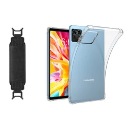 Slim  Shockproof Protective Tablet Case with Clear TPU Back Cover for Teclast M50 Mini (TPU Case and Strap)