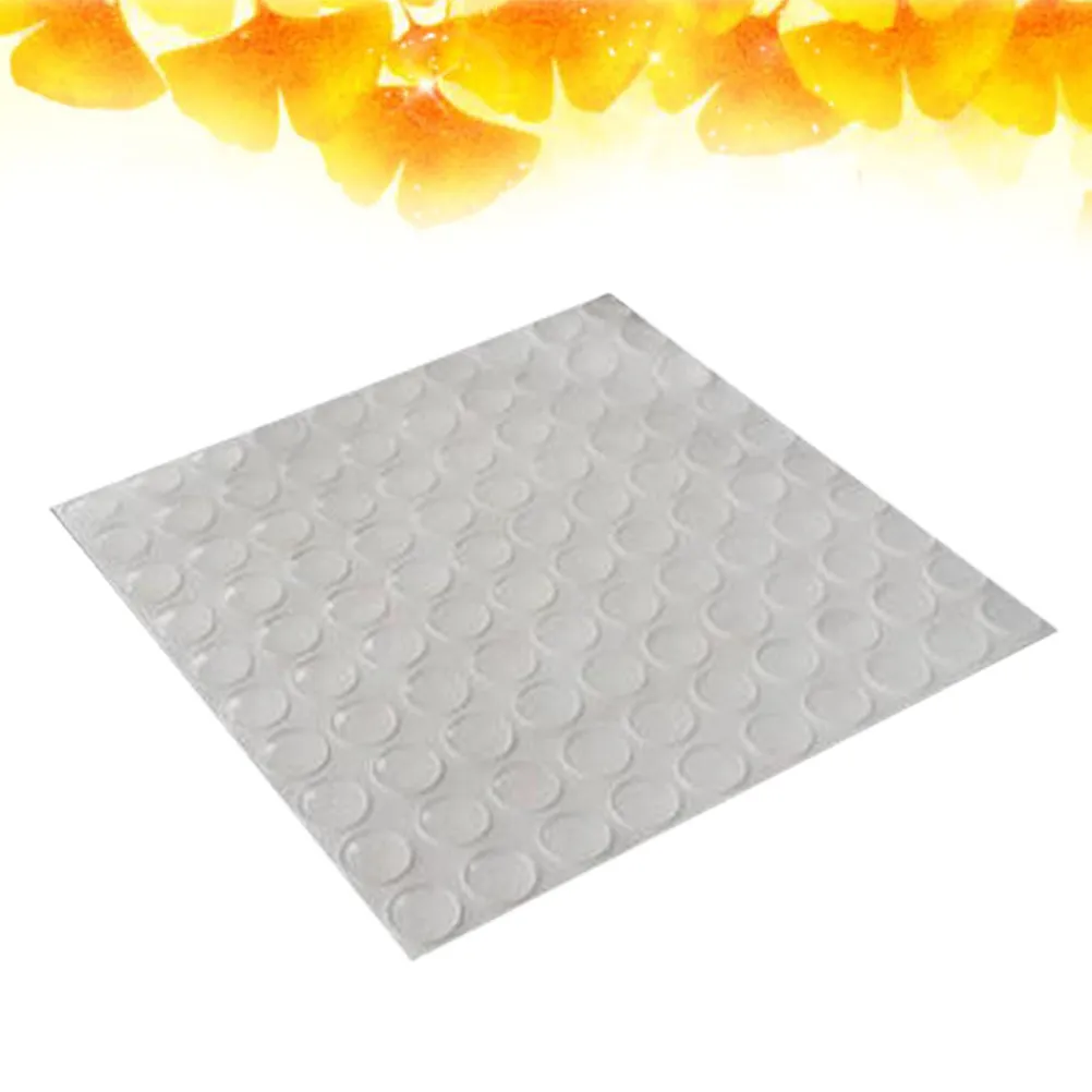 100Pcs 캐비닛 도어 버퍼 패드 투명 실리콘 자체 접착 가구 범퍼 소리 감쇠 고무 발 패드 충돌 방지