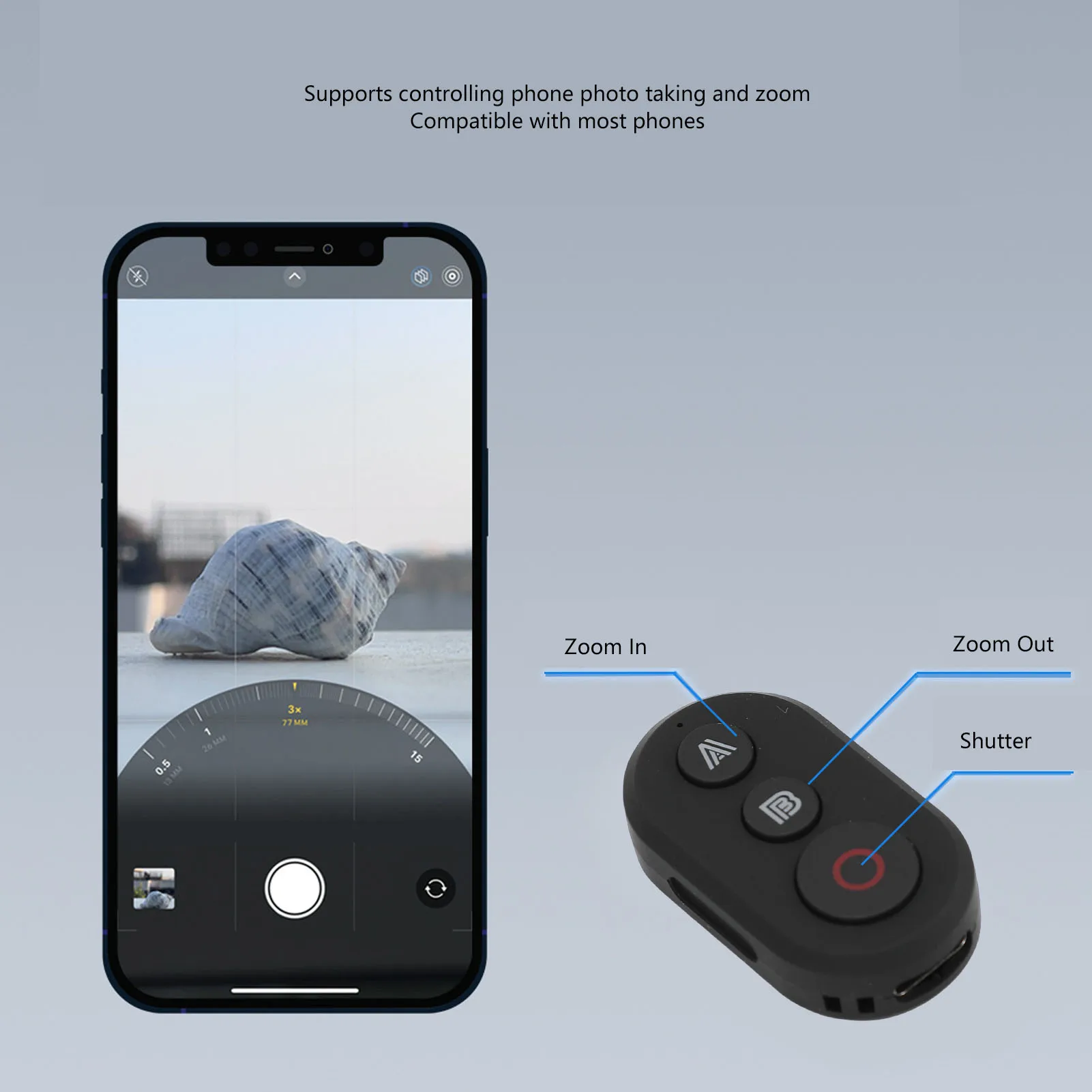 Insta360 X5 X4 X3 X2 GO 3 GO 3S 액션 카메라 무선 셔터 컨트롤러에 적합한 블루투스 리모콘