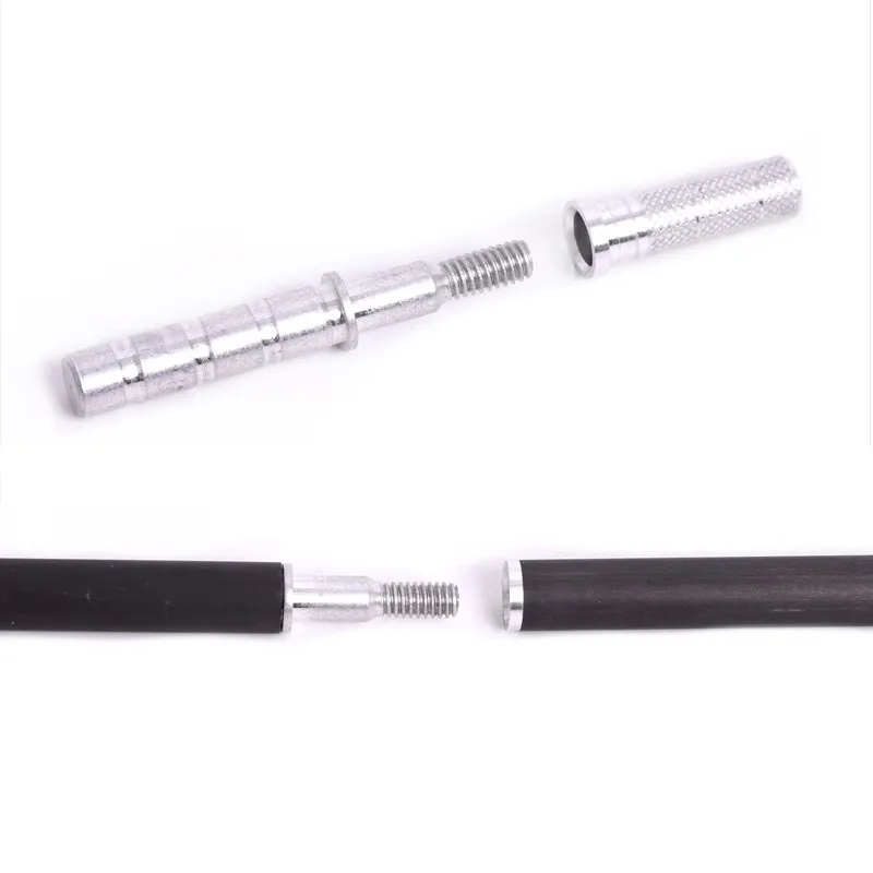 Aluminum Archery Arrow Connector Insert Take-down Arrow Shaft Hunting Accessories 30PCS 50PCS 100PCS