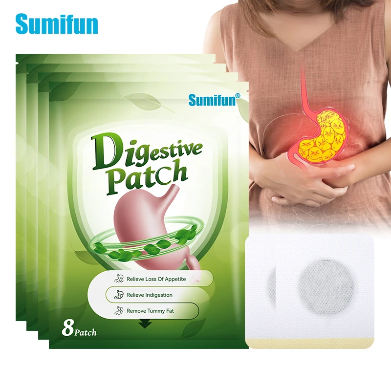8/16/32pcs Stomachache Pain Relief Patch Digestive Patches Gastric Ulcer Stomach Pain Gastritis Indigestion Diarrhea Dyspepsia Medical Plaster