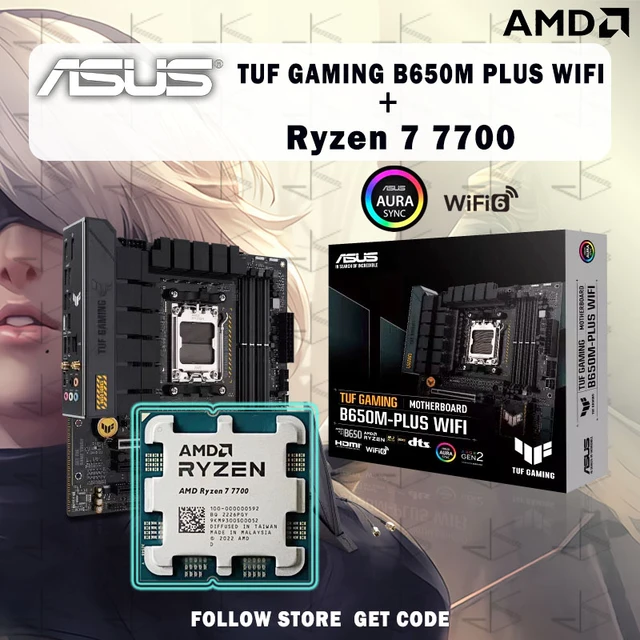 AMD Ryzen 5 7600 3.8GHz Base Clock 6-Core 12-Thread Desktop Processor CPU,  AM5 Socket, Integrated Graphics, for High End Computer Enthusiastic Gaming  PC, NO Heatsink Fan,No Box