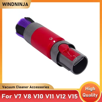 Spazzola morbida per la rimozione della polvere senza tracce per Dyson V7 V8 V10 V11 V15, accessori universali per aspirapolvere, spazzola per la pulizia della polvere.