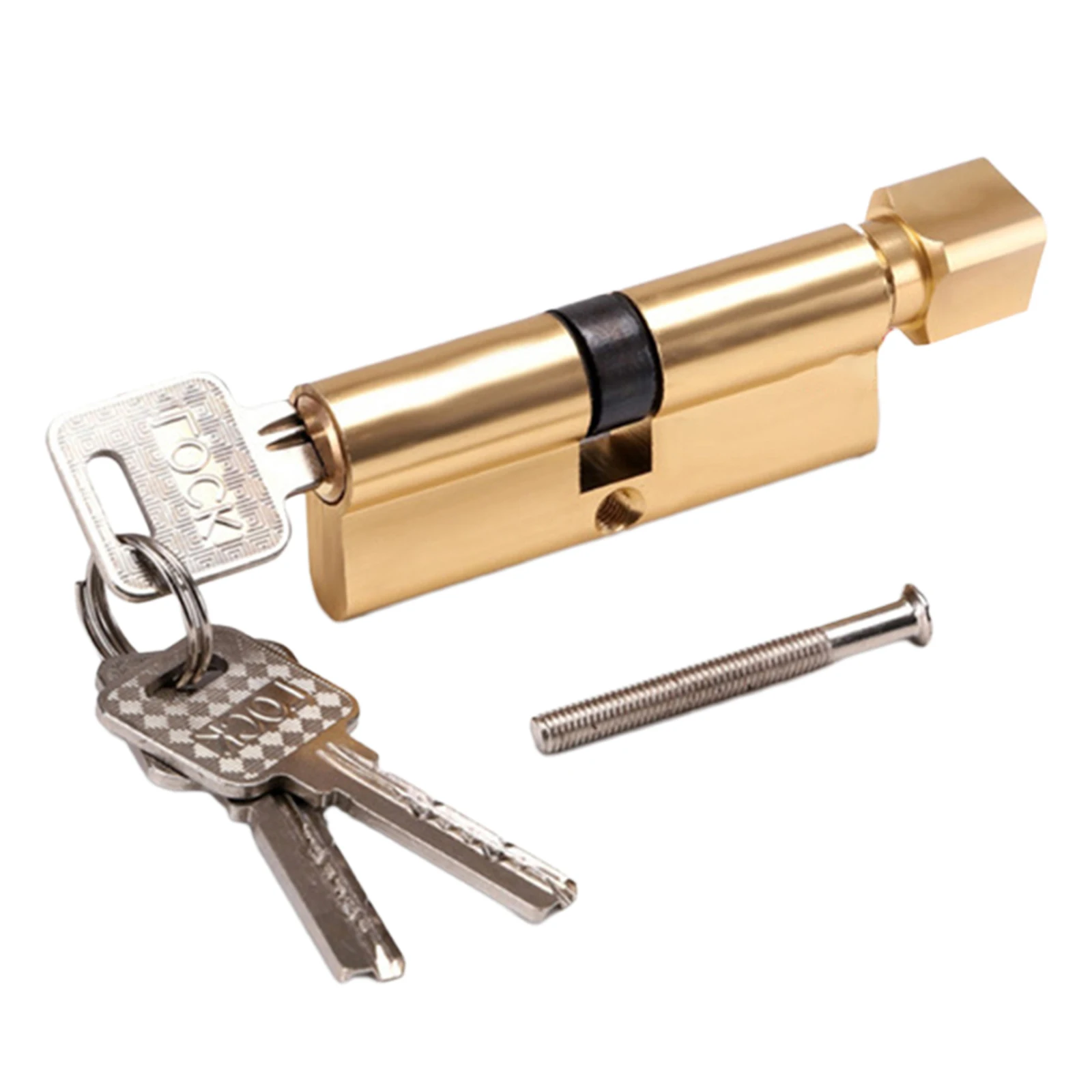 

Door Cylinder Lock Universal Small 70 Lock Cylinder Indoor Wooden Door Lock Cylinder Home Security Interior Bedroom Door Lock