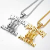 Hip-Hop Death Row Prisoner Chain High Quality Stainless Steel New Rap DeathRow RECORDS Pendant Necklace Nightclub Mens Jewelry 2