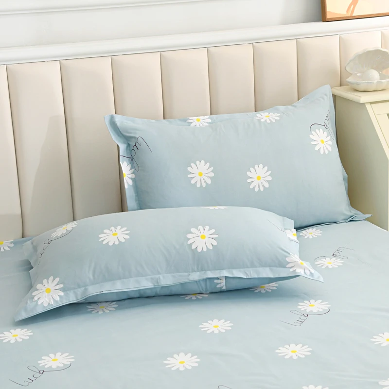 Daisy Flat Sheet, Soft Comfortable Fresh Daisy Floral Print Bedding Brushed Bedsheet, for Bedroom, Guest Room Decor Adults Gifts 3