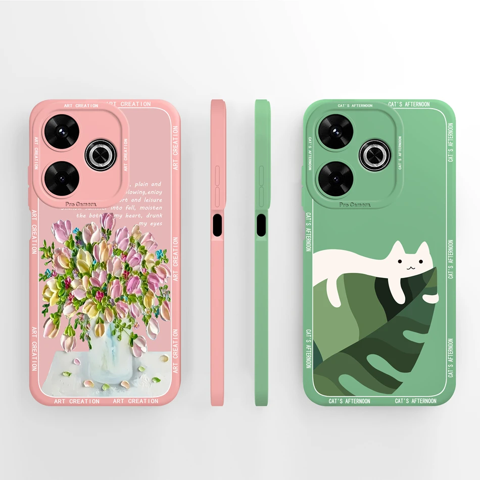 Cute Panda Soft Liquid Silicone Phone Case with Enhanced Camera Protection