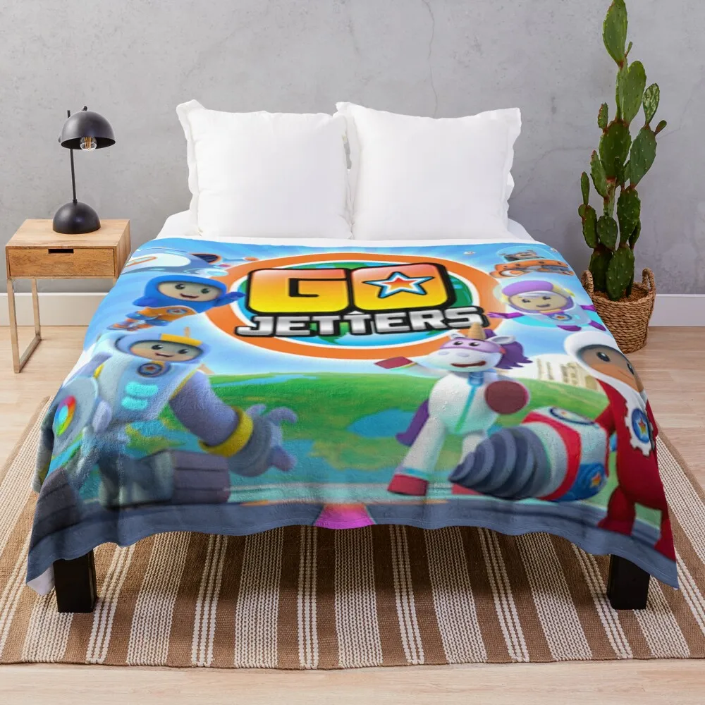 Go Jetters Design Throw Coperta Copridivano Coperte Soffici