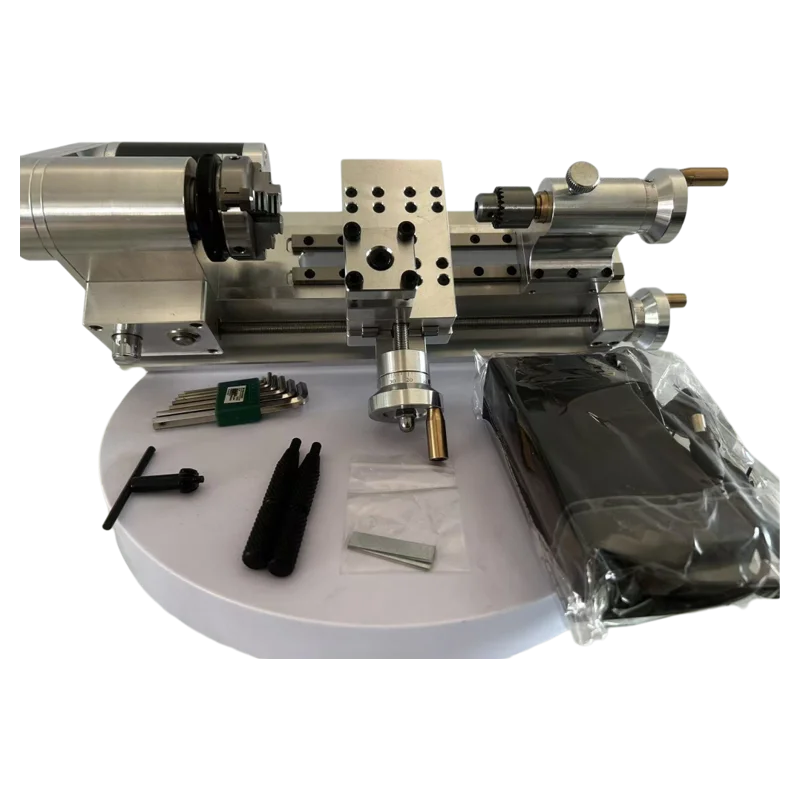 מיני טורנים לעשות בעצמך - מולטיפונקציונלי ביתי לעבודות עץ ביתיות טורנים קטנים ניידים לשולחן מיקרו-טורנים 24V 80W