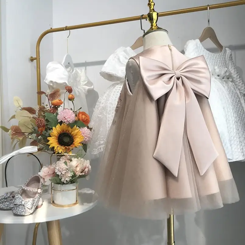 ثوب الأميرة لوليتا خمر مع القوس ، تصميم بلا أكمام...