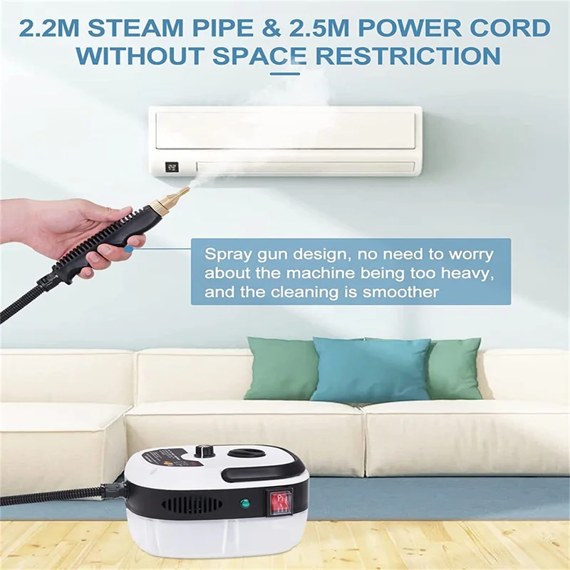 S75337e6fd1c14760b6299a88813db0148 2500W Steam High Pressure Cleaner High Temperature Sterilization Steam Cleaner For Home Kitchen Hood Air Conditioner Cleaning Mallzona