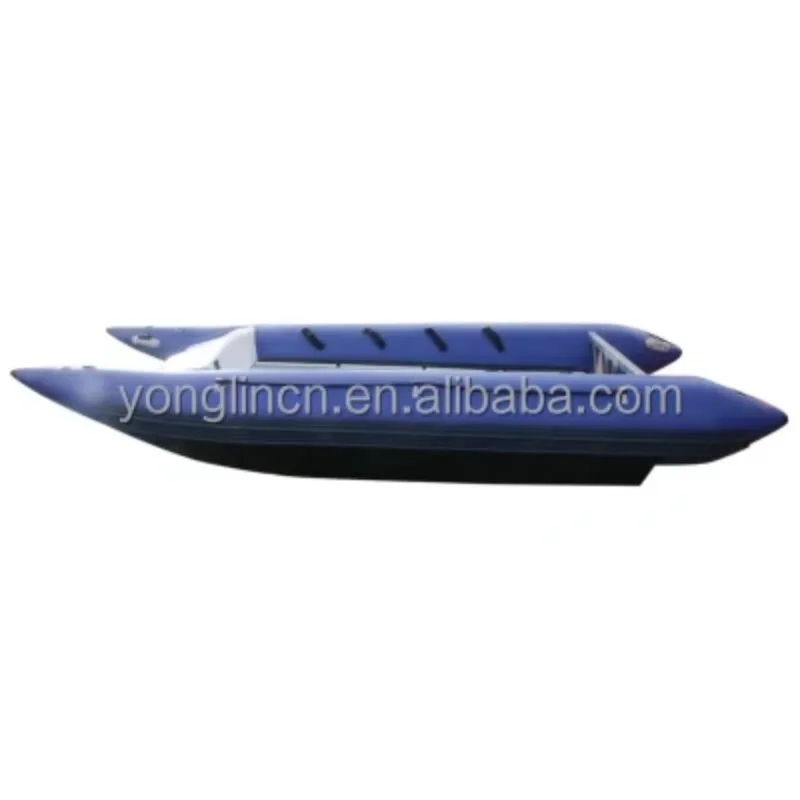 OEM ODM 고속 팽창식 쌍동선 보트 썬더캣 3.8m 4.1m PVC TPU 스포츠 레이싱 보트 판매