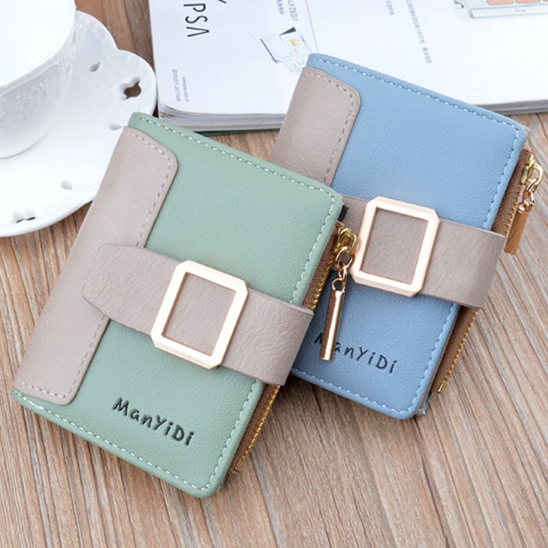 Portefeuille En Cuir Pour Femmes Branco 16771 - Portefeuille Tripliage Luxe Fait Main