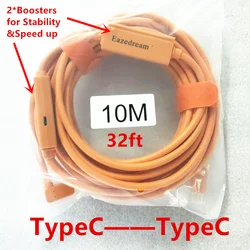 Eazedream High-Speed Type-C USB to USB-C Tethered Cable (10m TypeC to TypeC)