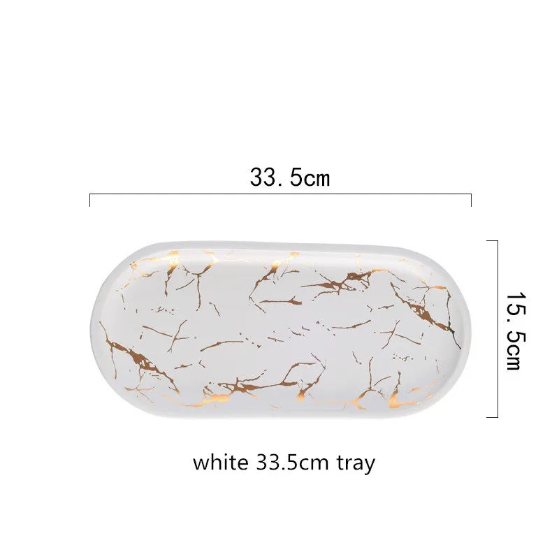 white 33.5.5cm tray