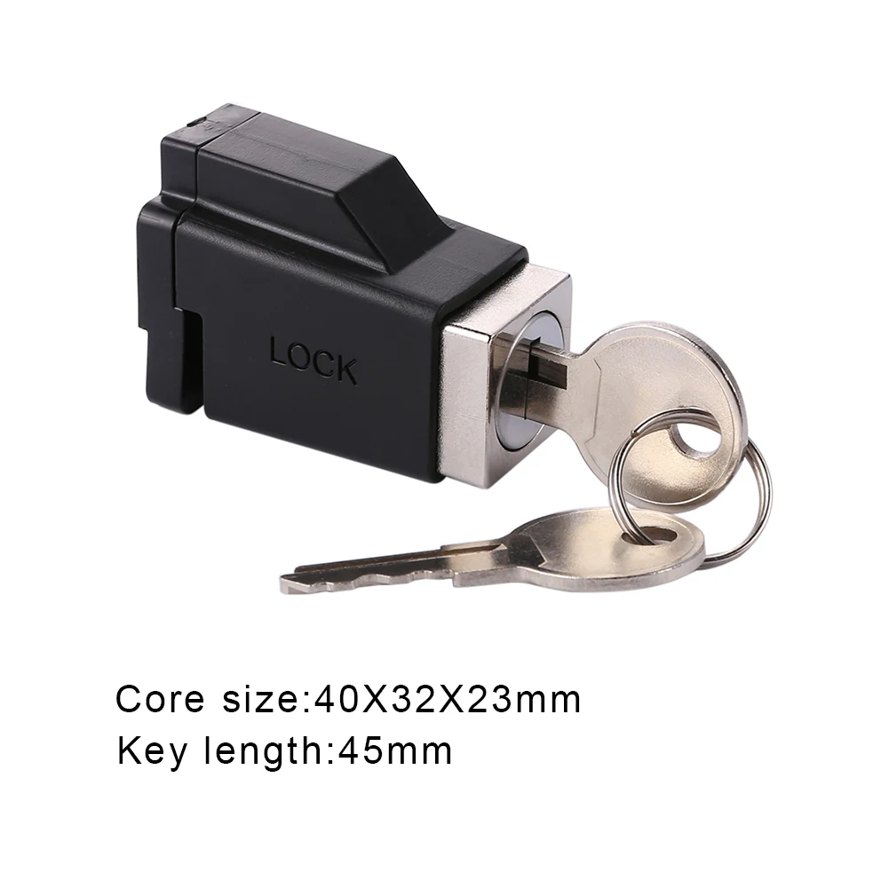 Aluminum Alloy Window Locks with 2 Keys Window Restrictor Lock  Portable Practical Exquisite Convenient for Family Hotel