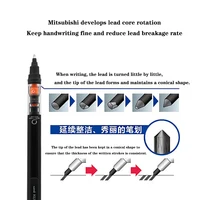 UNI KURU TOGA Mechanical Pencil M5-452 Lead Core Rotating Anti-break Core Tip Retractable 0.5mm Cute Stationery School Supplies 2
