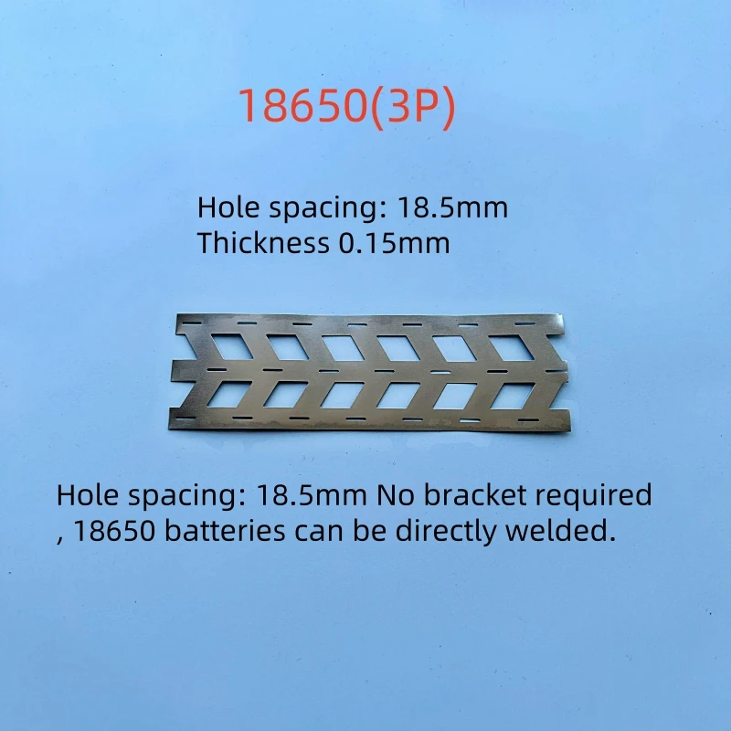 홀 간격 18.5mm 니켈 스트립 리튬 배터리 니켈 스트립 18650 배터리 팩용 2P/3P/4P 스폿 용접 니켈 벨트