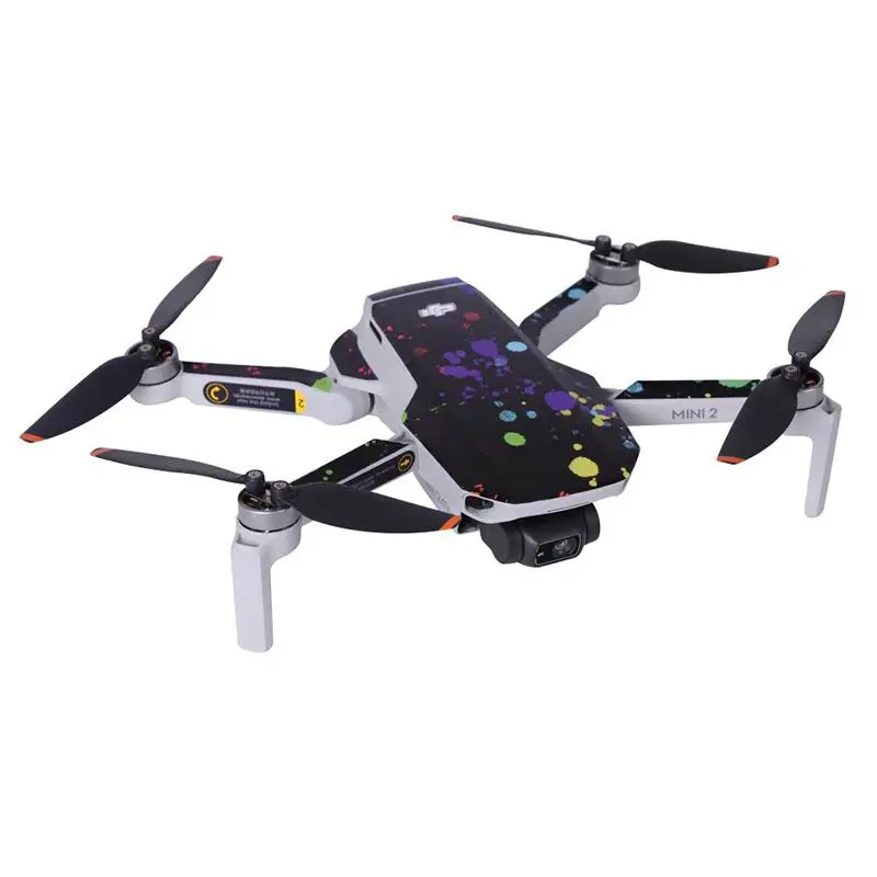 Volodymyr for Dji Mavic Mini 2 Sticker Waterproof PVC Sticker Set Drone Body Arm Remote Control Protective Skin Accessories