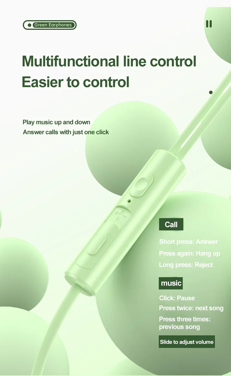 Cuffie in-ear cablate con microfono e cancellazione del rumore_voghion.com