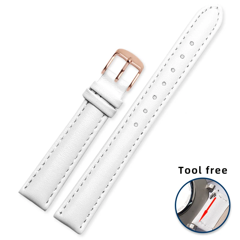 Premium Cowhide Leather Watch Band - Multi-Size Options