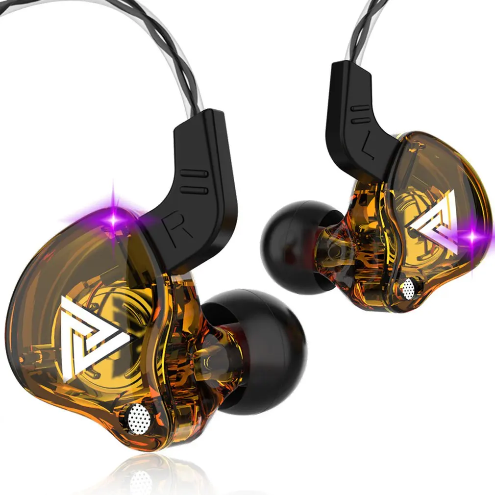 New AK6 Sports Headset Bass Mobile Music Wired Earphone Earplug Type In-ear Earphone Shocking Sound Strong Power