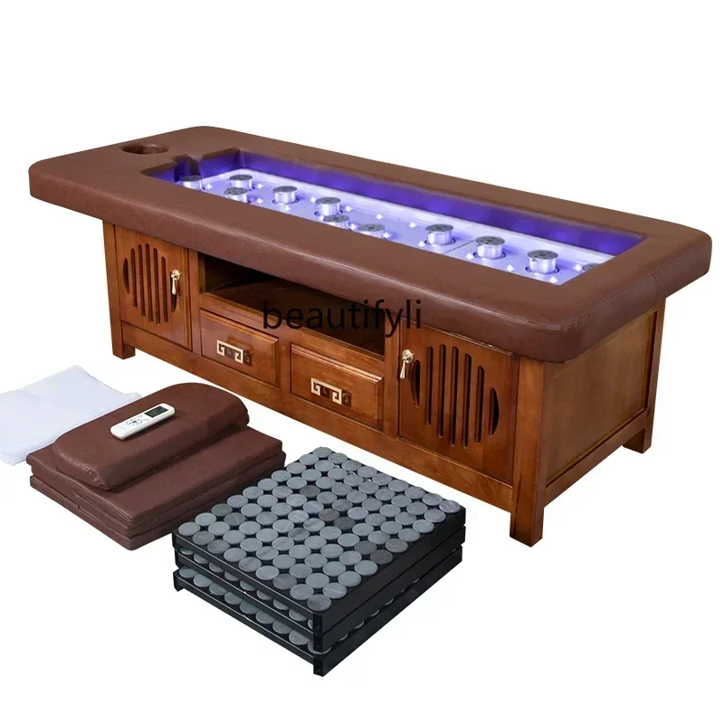 

Automatic Smoke-Free Moxibustion Physiotherapy Bed Whole Body Moxibustion Sweat Steaming Bed Medical Massage Sweating Bed