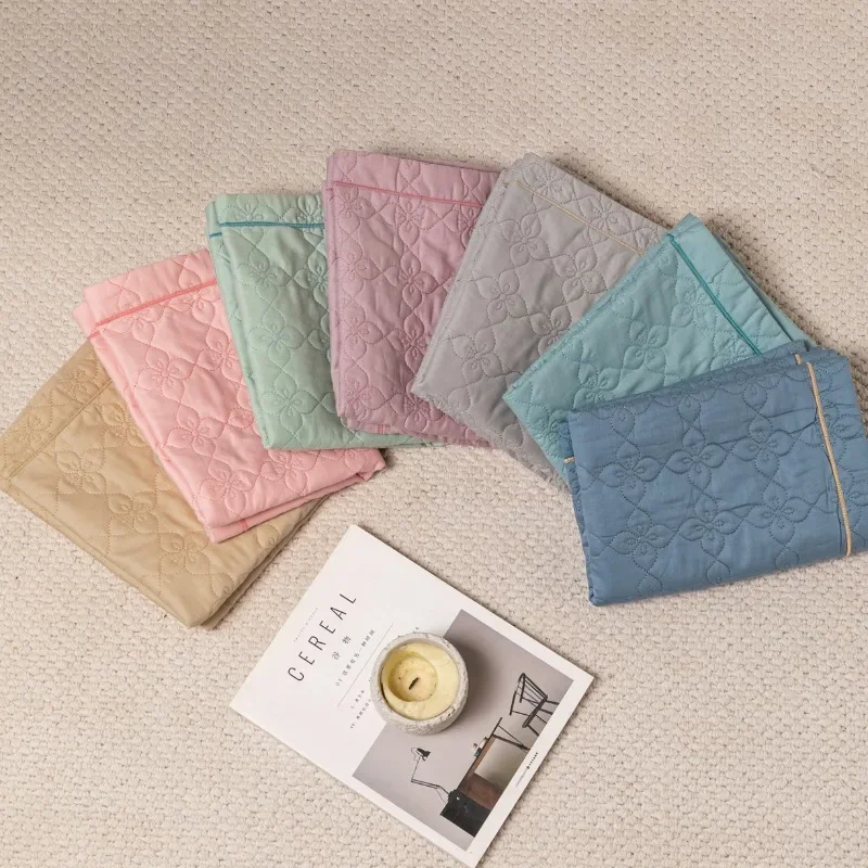 Premium 100% Cotton Quilted Embroidered Pillow Cover - Large Size, Thickened