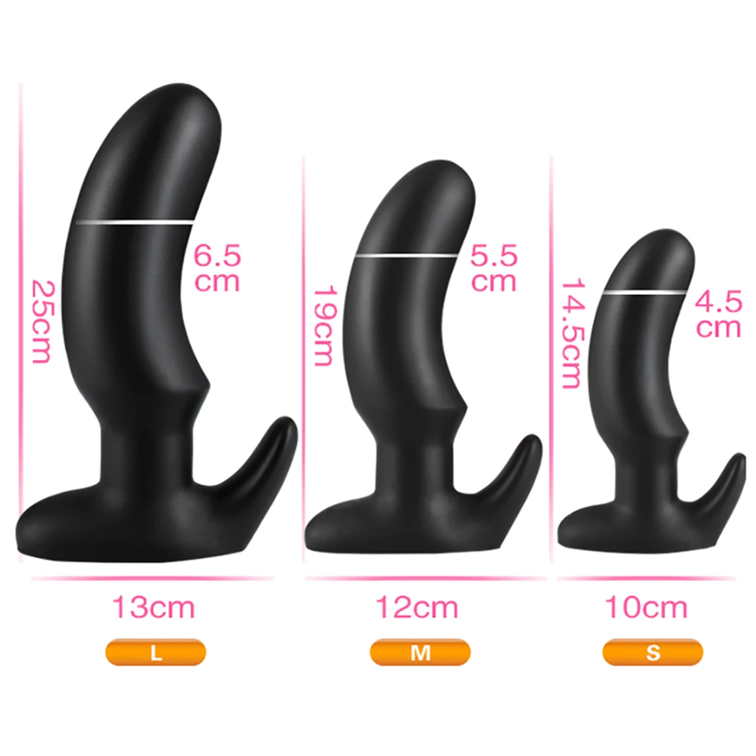 Plug Anal Grande Líquido de Silicone Super Macio Buttplug Anal Dilator